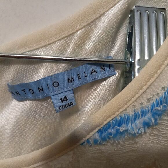 Antonio Melani Rainbow Wave/Scalloped Dress - Picture 2 of 9